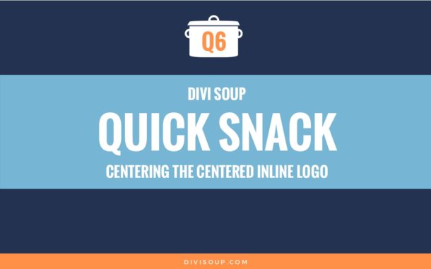 Q6: Centering the Centered Inline Logo