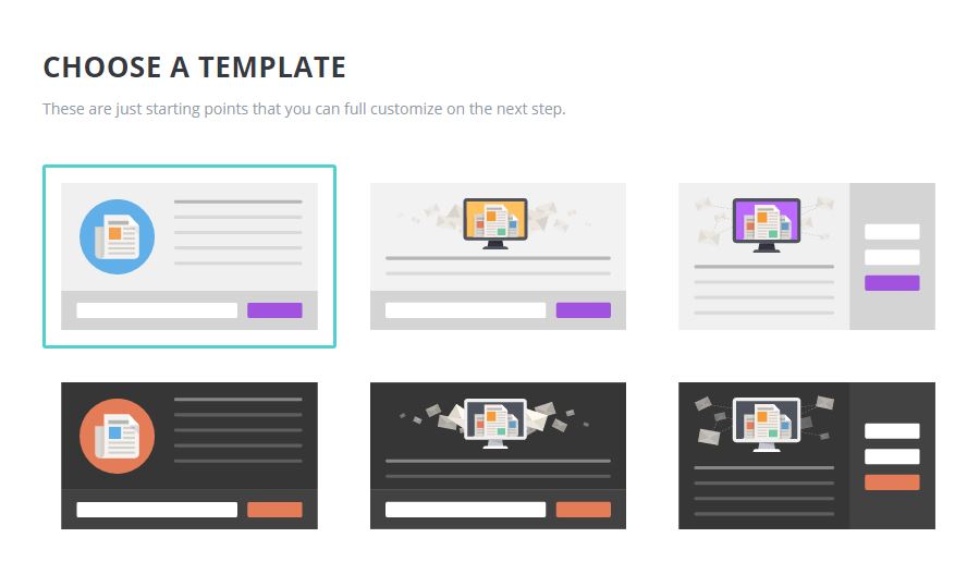 Create a transparent bloom optin form