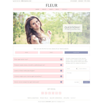 Fleur Child Theme for Divi & WooCommerce