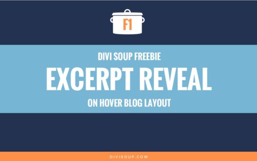 F1: Excerpt Reveal on Hover Fullwidth Blog Grid