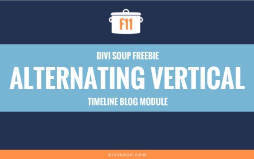 F11: Alternating Vertical Timeline Blog Module