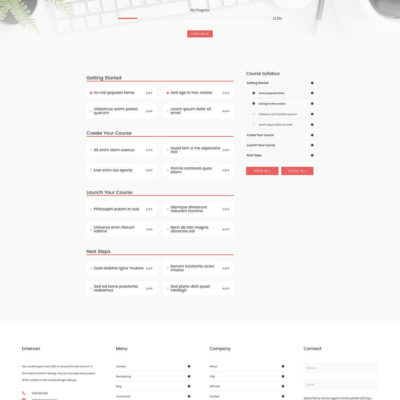 Emerson child theme for Divi & LifterLMS