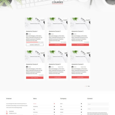 Emerson child theme for Divi & LifterLMS