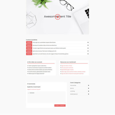 Emerson child theme for Divi & LifterLMS