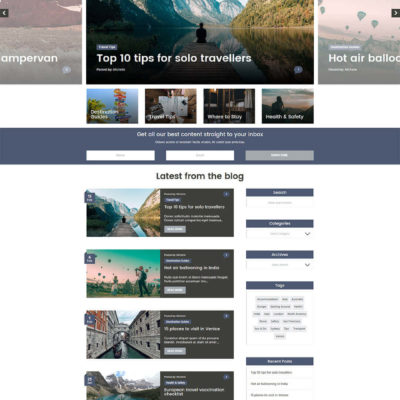 Nomad Blog Kit for Divi
